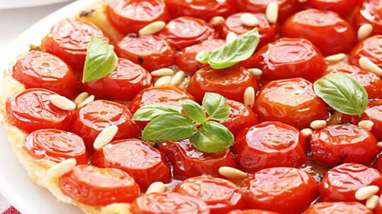 tarte-aux-tomates-cerises
